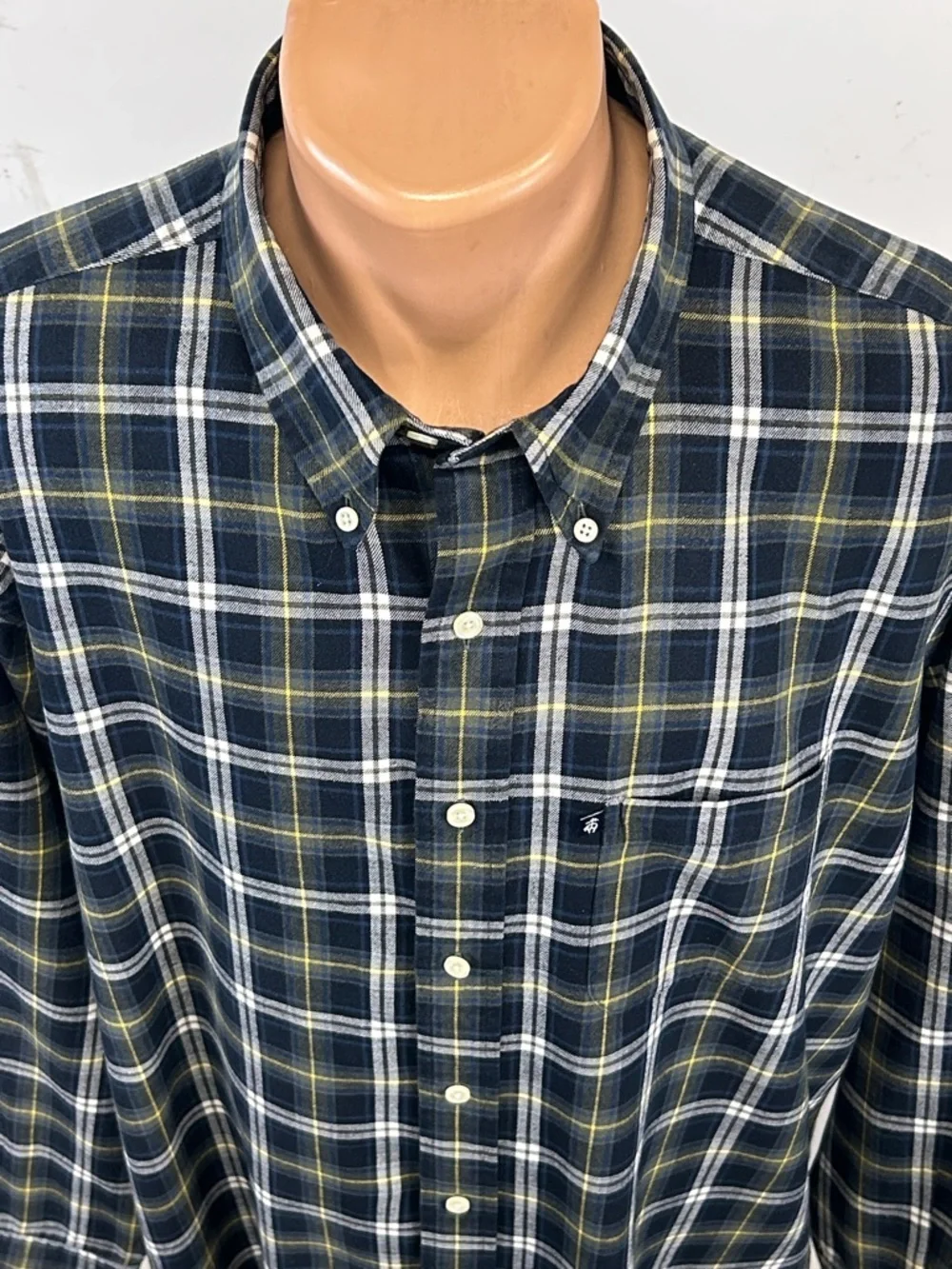 Brooks Brothers Long Sleeve Button Down Collar Flannel Shirt.  XXL - Picture 3 of 7